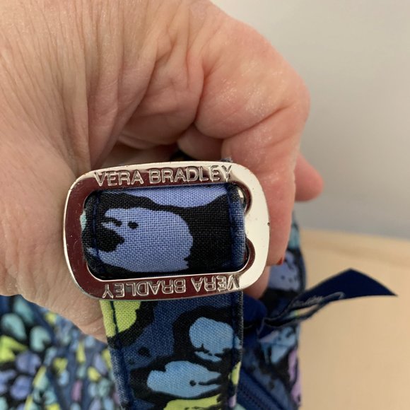 👜 VERA BRADLEY BLUE FLORAL SHOULDER CROSS BODY BAG - Picture 10 of 10